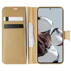 Microsonic Xiaomi Mi 12T Kılıf Delux Leather Wallet Gold