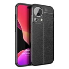 Microsonic Xiaomi Mi 13 Lite Kılıf Deri Dokulu Silikon Siyah