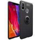 Microsonic Xiaomi Mi 8 SE Kılıf Kickstand Ring Holder Siyah