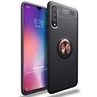 Microsonic Xiaomi Mi 9 Kılıf Kickstand Ring Holder Siyah Rose