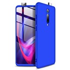 Microsonic Xiaomi Mi 9T Kılıf Double Dip 360 Protective Mavi