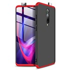 Microsonic Xiaomi Mi 9T Kılıf Double Dip 360 Protective Siyah Kırmızı