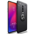 Microsonic Xiaomi Mi 9T Kılıf Kickstand Ring Holder Siyah