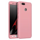 Microsonic Xiaomi Mi A1 Kılıf Double Dip 360 Protective Rose Gold