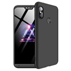 Microsonic Xiaomi Mi A2 Lite Kılıf Double Dip 360 Protective Siyah