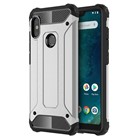 Microsonic Xiaomi Mi A2 Lite Kılıf Rugged Armor Gümüş