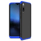 Microsonic Xiaomi Mi A3 Kılıf Double Dip 360 Protective Siyah Mavi