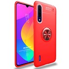 Microsonic Xiaomi Mi A3 Kılıf Kickstand Ring Holder Kırmızı