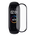 Microsonic Xiaomi Mi Band 5 Tam Kaplayan Temperli Cam Full Ekran Koruyucu Siyah