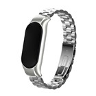 Microsonic Xiaomi Mi Band 7 Metal Stainless Steel Kordon Gümüş