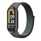 Microsonic Xiaomi Mi Band 8 Hasırlı Kordon Woven Sport Loop Gri