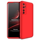 Microsonic Xiaomi Mi Note 10 Lite Kılıf Double Dip 360 Protective Kırmızı