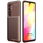 Microsonic Xiaomi Mi Note 10 Lite Kılıf Legion Series Kahverengi