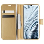 Microsonic Xiaomi Mi Note 10 Pro Kılıf Delux Leather Wallet Gold