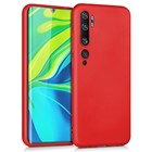 Microsonic Matte Silicone Xiaomi Mi Note 10 Pro Kılıf Kırmızı