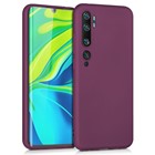 Microsonic Matte Silicone Xiaomi Mi Note 10 Pro Kılıf Mor