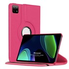 Microsonic Xiaomi Pad 6 Kılıf 360 Rotating Stand Deri Pembe