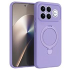 Microsonic Xiaomi Poco F8 Ultra Kılıf Aura Stant MagSafe Lila