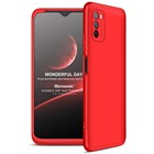 Microsonic Xiaomi Poco M3 Kılıf Double Dip 360 Protective Kırmızı