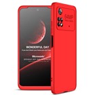 Microsonic Xiaomi Poco M4 Pro 4G Kılıf Double Dip 360 Protective Kırmızı