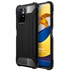 Microsonic Xiaomi Poco M4 Pro Kılıf Rugged Armor Siyah