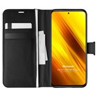 Microsonic Xiaomi Poco X3 Pro Kılıf Delux Leather Wallet Siyah