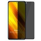 Microsonic Xiaomi Poco X3 NFC Privacy 5D Gizlilik Filtreli Cam Ekran Koruyucu Siyah