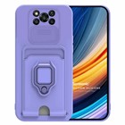 Microsonic Xiaomi Poco X3 Pro Kılıf Multifunction Silicone Lila