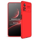 Microsonic Xiaomi Poco X4 Pro 5G Kılıf Double Dip 360 Protective Kırmızı