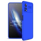 Microsonic Xiaomi Poco X4 Pro 5G Kılıf Double Dip 360 Protective Mavi