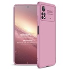 Microsonic Xiaomi Poco X4 Pro 5G Kılıf Double Dip 360 Protective Rose Gold