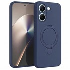 Microsonic Xiaomi Poco X8 Pro Kılıf Aura Stant MagSafe Lacivert