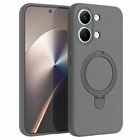 Microsonic Xiaomi Poco X8 Pro Max Kılıf Aura Stant MagSafe Gri