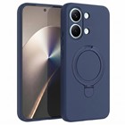 Microsonic Xiaomi Poco X8 Pro Max Kılıf Aura Stant MagSafe Lacivert