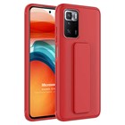 Microsonic Xiaomi Redmi Note 11 4G Kılıf Hand Strap Kırmızı