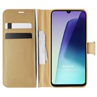 Microsonic Xiaomi Redmi 14C Kılıf Delux Leather Wallet Gold