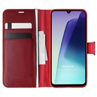 Microsonic Xiaomi Redmi 14C Kılıf Delux Leather Wallet Kırmızı
