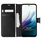 Microsonic Xiaomi Redmi 15 Kılıf Delux Leather Wallet Siyah