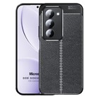 Microsonic Xiaomi Redmi 15 Kılıf Deri Dokulu Silikon Siyah