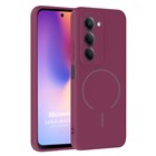 Microsonic Xiaomi Redmi 15 Kılıf Zeno MagSafe Mürdüm