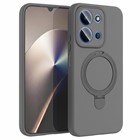 Microsonic Xiaomi Redmi 15C Kılıf Aura Stant MagSafe Gri