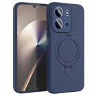 Microsonic Xiaomi Redmi 15C Kılıf Aura Stant MagSafe Lacivert