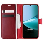Microsonic Xiaomi Redmi 15C Kılıf Delux Leather Wallet Kırmızı