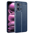 Microsonic Xiaomi Redmi 15C Kılıf Deri Dokulu Silikon Lacivert