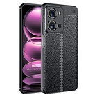 Microsonic Xiaomi Redmi 15C Kılıf Deri Dokulu Silikon Siyah