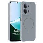 Microsonic Xiaomi Redmi 15C Kılıf Zeno MagSafe Gri