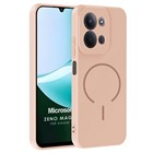 Microsonic Xiaomi Redmi 15C Kılıf Zeno MagSafe Rose Gold