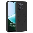 Microsonic Xiaomi Redmi 15C Kılıf Zeno MagSafe Siyah