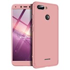 Microsonic Xiaomi Redmi 6 Kılıf Double Dip 360 Protective Rose Gold