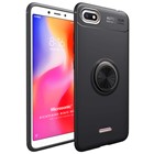 Microsonic Xiaomi Redmi 6A Kılıf Kickstand Ring Holder Siyah